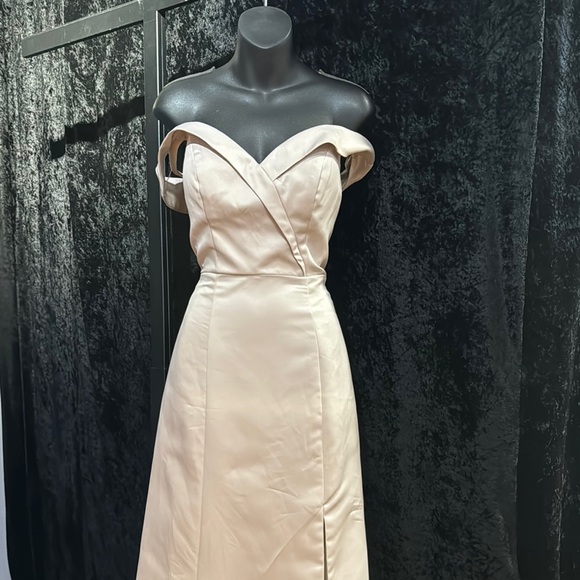dress corset back Long Formal Slit Corset Prom Dress by LaDivine KV1120